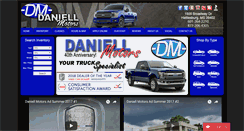 Desktop Screenshot of daniellmotors.com